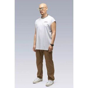 Acronym S25-PR 100% Cotton Mercerized Sleeveless T-shirt M New White